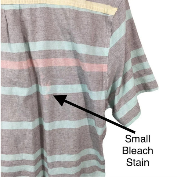 BF344 Levi’s Strauss Color block Button Shirt XL - Picture 5 of 5